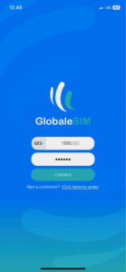 globalesim app inloggning